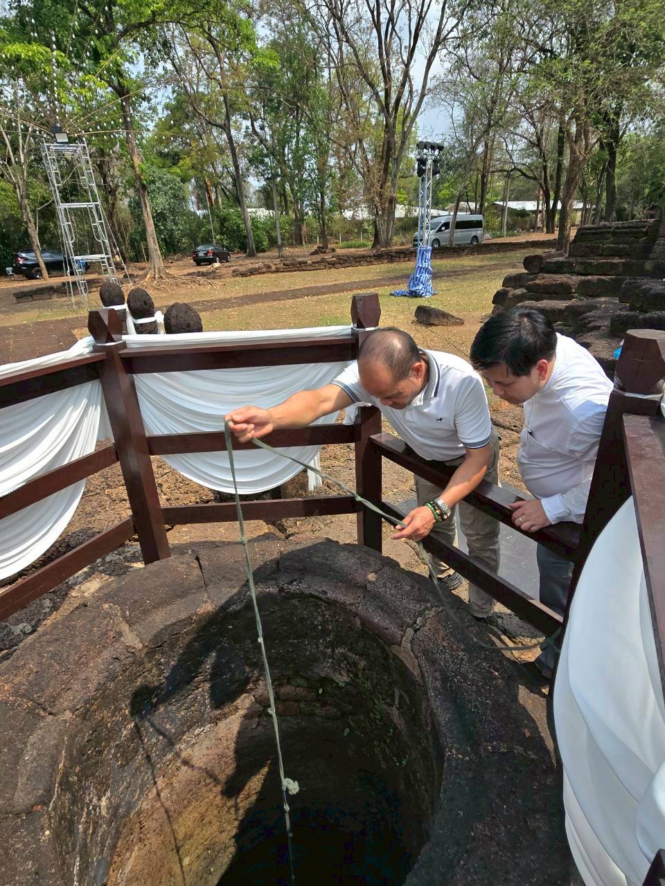 title - วันที่ 24 กุมภาพันธ์ 2569 นายวิทูล ประดิษฐบุญ พร้อมด้วย เจ้าหน้าที่ ส.ป.ก.ปราจีนบุรี เข้าร่วมพิธีบวงสรวงงานเทศกาลมาฆปูรมีศรีปราจีน ครั้งที่ 40